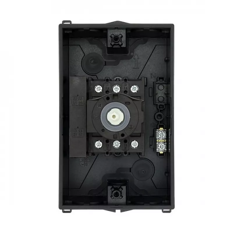 Eaton P1-25/I2/SVB-SW/HI11 3-biegunowy wyłącznik główny 25A natynkowy czarny/biały