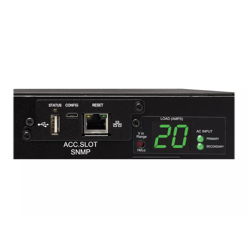 EATON PDUMH20HVATNET Mierzone PDU 20A 208/240V 0U Pionowy montaż w szafie z 20 gniazdami