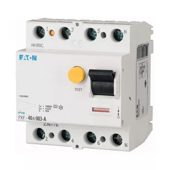 Eaton PXF-25/4/003-A Wyłącznik różnicowoprądowy (RCCB), 25 A, 4-biegunowy, 30 mA, Typ A