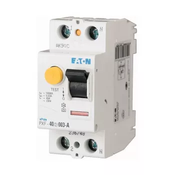 EATON PXF-40/2/003-A Wyłącznik różnicowoprądowy (RCCB), 2-biegunowy, 40 A, 30 mA, Typ A, 230/400 V AC