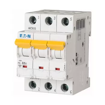EATON PXL-B25/3 Wyłącznik nadprądowy 3-biegunowy 25A Charakterystyka B 10kA