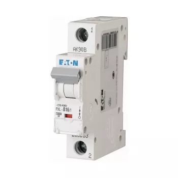 Eaton PXL-C16/1 Wyłącznik nadprądowy 16A, 1-biegunowy, charakterystyka C, 10kA