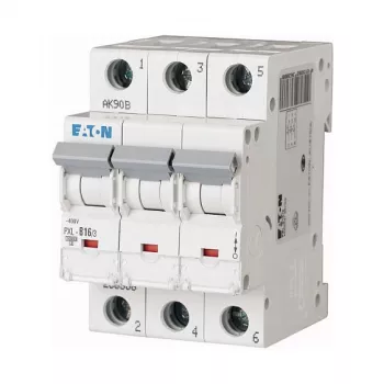 Eaton PXL-C16/3 Wyłącznik nadprądowy C-Curve 3-biegunowy 16A 10kA 236426