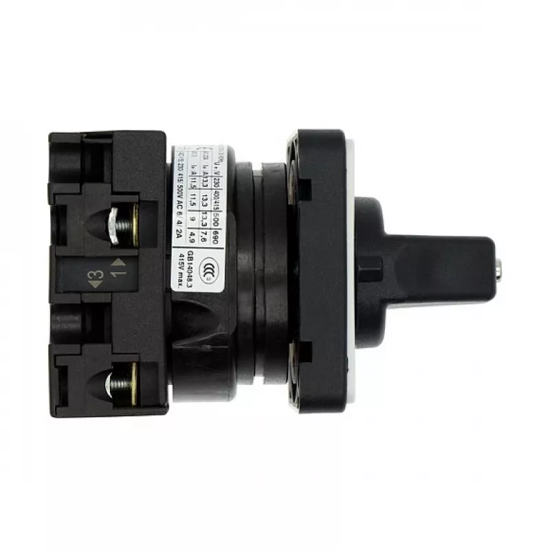 Eaton T0-1-15431/E 1-biegunowy przełącznik krzywkowy 20A, 690V AC, czarny/szary, montaż na płycie, IP65