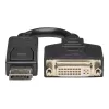 EATON Tripp Lite Series DisplayPort na DVI-I Kabel Adapter (Męski/Żeński), 6 cali (15,2 cm)