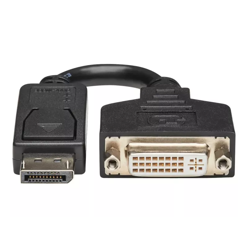 EATON Tripp Lite Series DisplayPort na DVI-I Kabel Adapter (Męski/Żeński), 6 cali (15,2 cm)