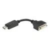 EATON Tripp Lite Series DisplayPort na DVI-I Kabel Adapter (Męski/Żeński), 6 cali (15,2 cm)