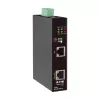 Eaton Tripp Lite Series przemysłowy iniektor Gigabit PoE++ 60W, 802.3bt, Midspan, -40°C do 75°C, IP30, podwójne 24-57VDC, szyna DIN, 1-portowy, czarny