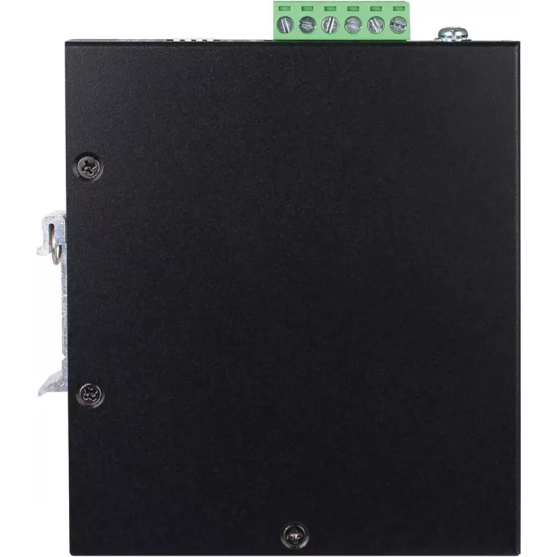 Eaton Tripp Lite Series przemysłowy iniektor Gigabit PoE++ 60W, 802.3bt, Midspan, -40°C do 75°C, IP30, podwójne 24-57VDC, szyna DIN, 1-portowy, czarny