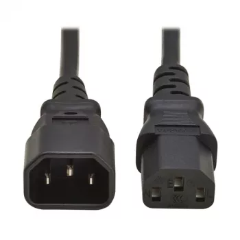 Przewód zasilający Eaton Tripp Lite Series - IEC 60320 C14 do IEC 60320 C13 - 1,8 m (6 ft) - Czarny