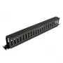 Eaton Tripp Lite Series Rack Enclosure Horizontal Cable Manager (Finger Duct) 1URM - Czarny - 1U - 19 cali