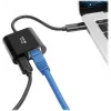 Eaton Tripp Lite U436-06N-GB-C Adapter USB-C na Gigabit Ethernet z ładowaniem USB-C PD - Thunderbolt 3 - Czarny