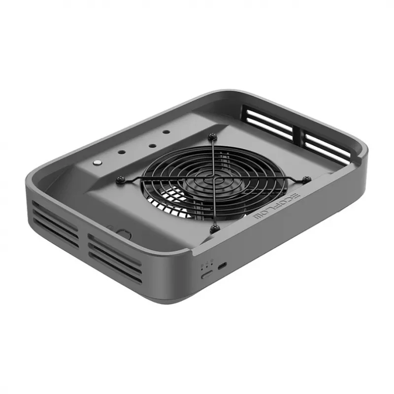 EcoFlow Smart Cooling Deck do lodówki przenośnej Glacier - składany, magnetyczny, z deską do krojenia, uchwytami na kubki, lampą LED i schowkiem