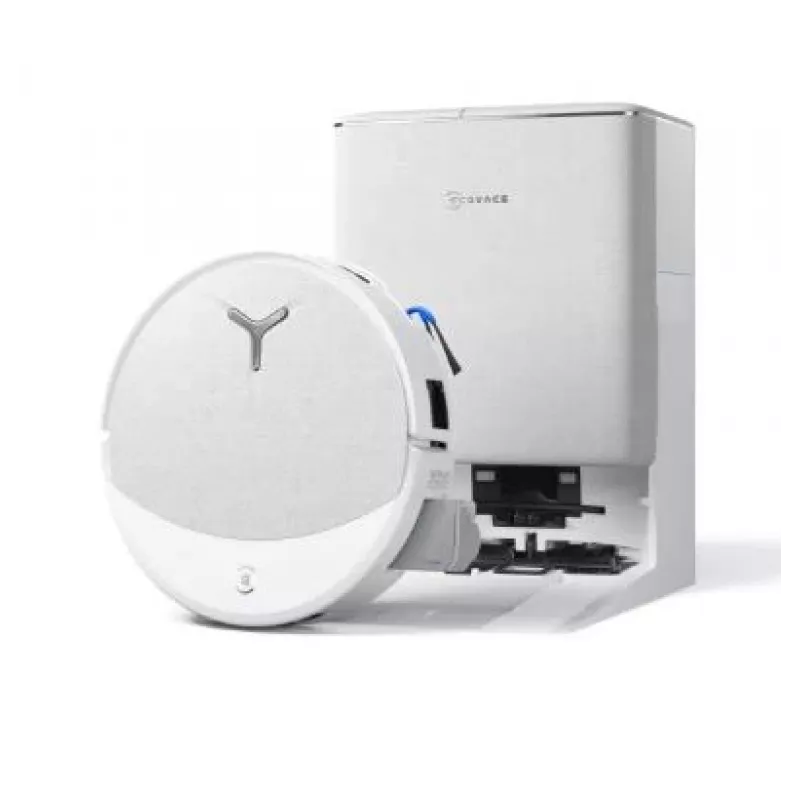 ECOVACS DEEBOT T90 Omni robot odkurzacz z automatycznym opróżnianiem i stacją mopującą, 3000 Pa, biały