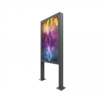 EDBAK EB-POK100 Zewnętrzny kiosk portretowy do wyświetlacza Samsung 55 cali LH55OHF, IP56, czarny