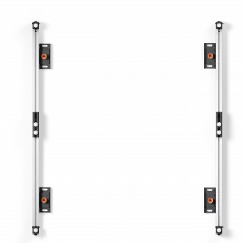 EDBAK ULS2500 Uniwersalny system LED do 2 szaf 500 mm | Czarny