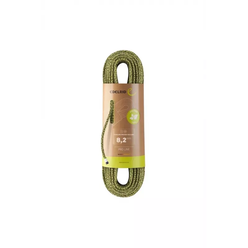 EDELRID Lina Starling Protect Eco Dry 8.2mm 70m Yellow-Night Lina wspinaczkowa