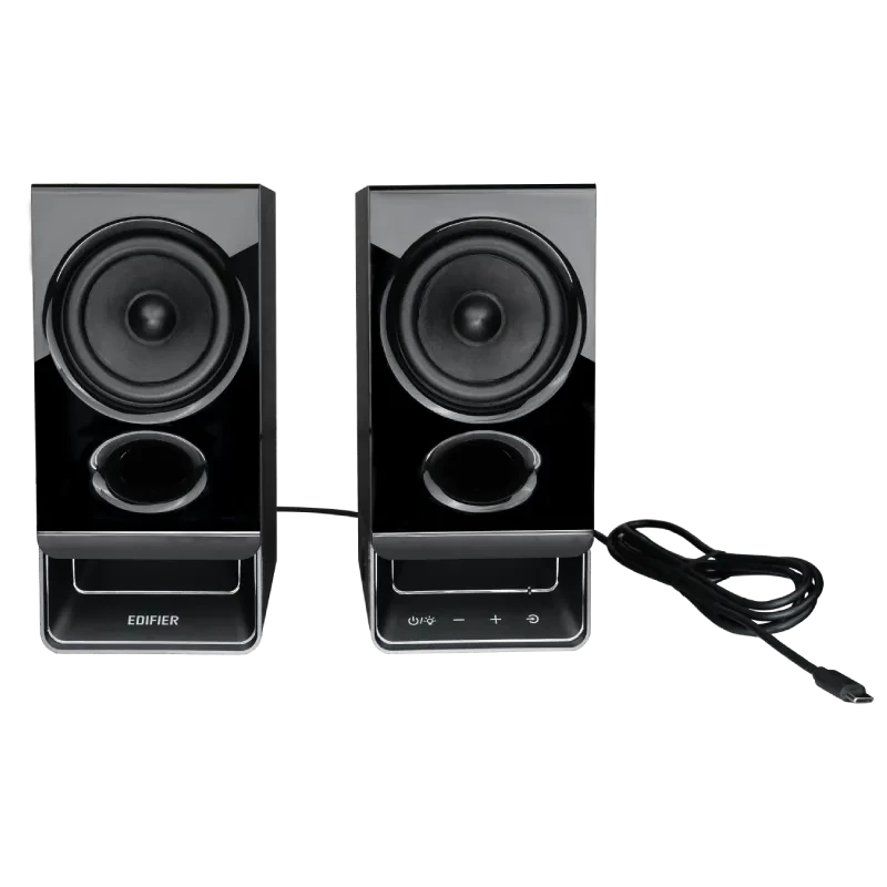 Edifier R20BT Kompaktowe głośniki Bluetooth 2.0 z lampką ambientową, czarne