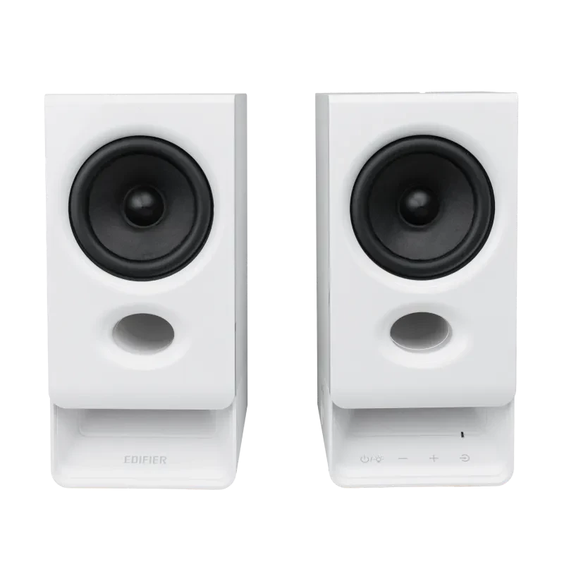 Edifier R20BT Compact Bluetooth 2.0 Speakers with Ambient Light, White
