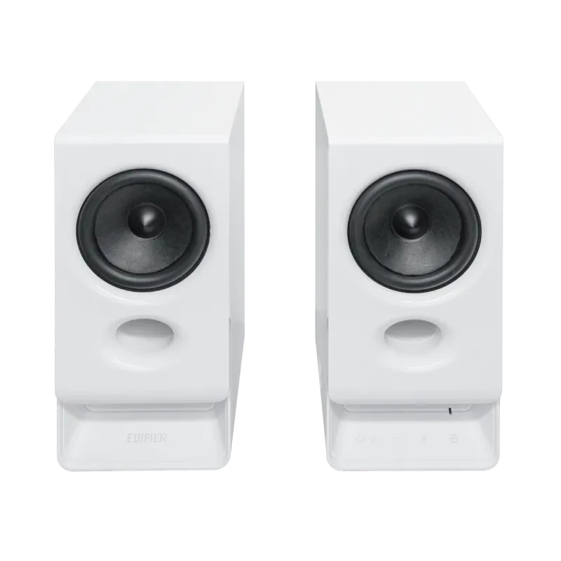 Edifier R20BT Compact Bluetooth 2.0 Speakers with Ambient Light, White