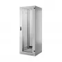 EFB 19-calowy zestaw szafy sieciowej PRO 42U, 800x1000 mm, RAL7035, jednostka dachowa z 4 wentylatorami, zasilanie + cokół