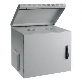EFB 19-calowa szafa wisząca IP55 12U drzwi szklane głębokość 600 mm RAL7035