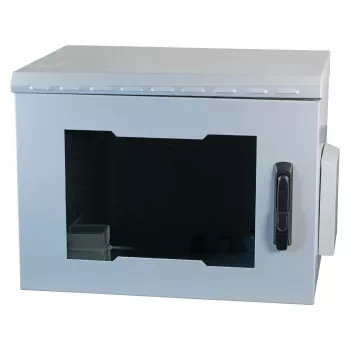 EFB 19-calowa szafa wisząca IP55 12U drzwi szklane głębokość 600 mm RAL7035