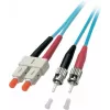 EFB Duplex Kabel Światłowodowy SC-ST OM3 50/125µm LSZH Aqua 5m