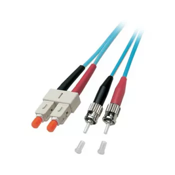 EFB Duplex Kabel Światłowodowy SC-ST OM3 50/125µm LSZH Aqua 5m