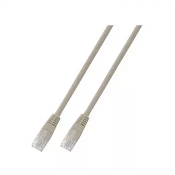 EFB ECOLAN RJ45 Patch Cable Cat.6 U/UTP PVC CCA 1m Grey