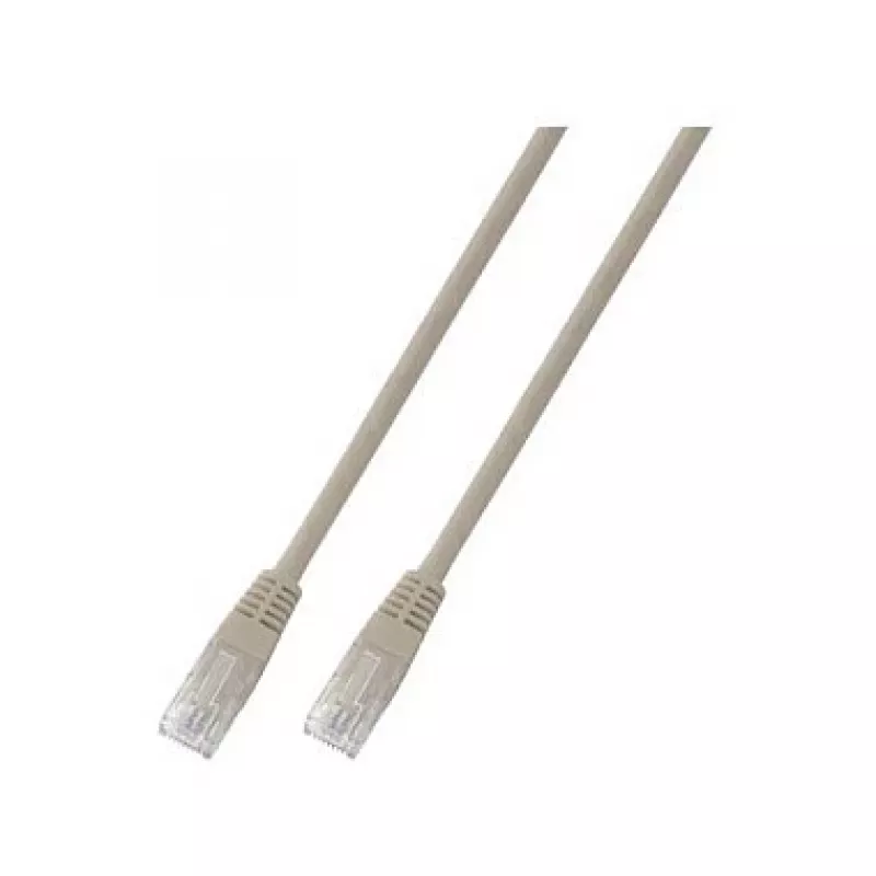 EFB ECOLAN RJ45 Patch Cable Cat.6 U/UTP PVC CCA 1m Grey
