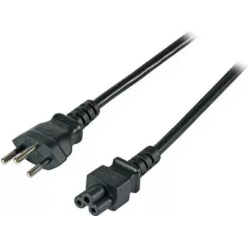 EFB EK495.1,8 kabel zasilający Swiss Type 12 do IEC C5, 1,8 m, czarny, 3 x 0,75 mm²