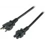 EFB EK495.1,8 kabel zasilający Swiss Type 12 do IEC C5, 1,8 m, czarny, 3 x 0,75 mm²