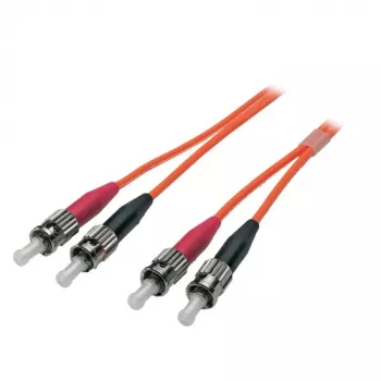 EFB Electronics Duplex Jumper ST-ST 50/125µ, OM2, LSZH, Pomarańczowy, 3.0mm, 1m