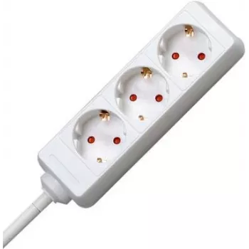Listwa zasilająca EFB Electronics 3x Schuko CEE 7/7 1,5m Czarna