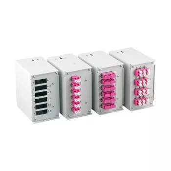 EFB ELEKTRONIK 53705.4V2B2 Panel przedni na szynę DIN, pusty, 1,7 mm, 12x SC-Simplex / LC-Duplex / E2000