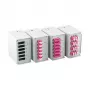 EFB ELEKTRONIK 53705.4V2B2 Panel przedni na szynę DIN, pusty, 1,7 mm, 12x SC-Simplex / LC-Duplex / E2000