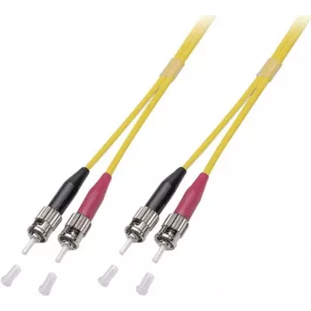 EFB Elektronik Duplex Jumper ST-ST 9/125µm OS2 LSZH Yellow 0.5m