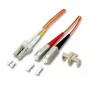 EFB-Elektronik ECOFIBER Duplex Jumper LC-SC 50/125 µm OM2 LSZH Pomarańczowy 2.0 mm 3 m
