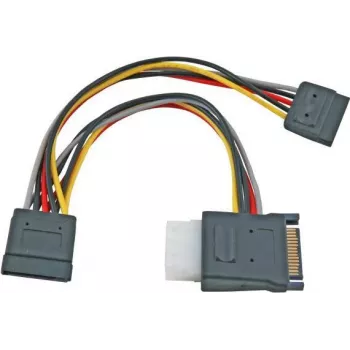 EFB Elektronik K5347.015 kabel rozdzielający zasilanie SATA na 2x SATA + Molex - 0,15 m