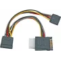 EFB Elektronik K5347.015 kabel rozdzielający zasilanie SATA na 2x SATA + Molex - 0,15 m