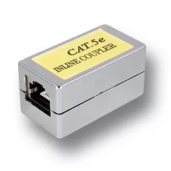 Złącze sieciowe EFB-Elektronik RJ45 żeńskie do RJ45 żeńskiego CAT 5e ekranowane, szare 37529,1