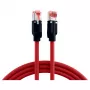 EFB ELEKTRONIK RJ45 Kabel krosowy Cat.6A S/FTP PUR Czerwony 0,25 m