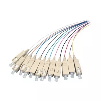 EFB Elektronik SC Single Mode światłowodowy kabel krosowy, Duplex 9/125µm, 1m, LSZH, żółty