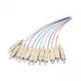 EFB Elektronik SC Single Mode światłowodowy kabel krosowy, Duplex 9/125µm, 1m, LSZH, żółty