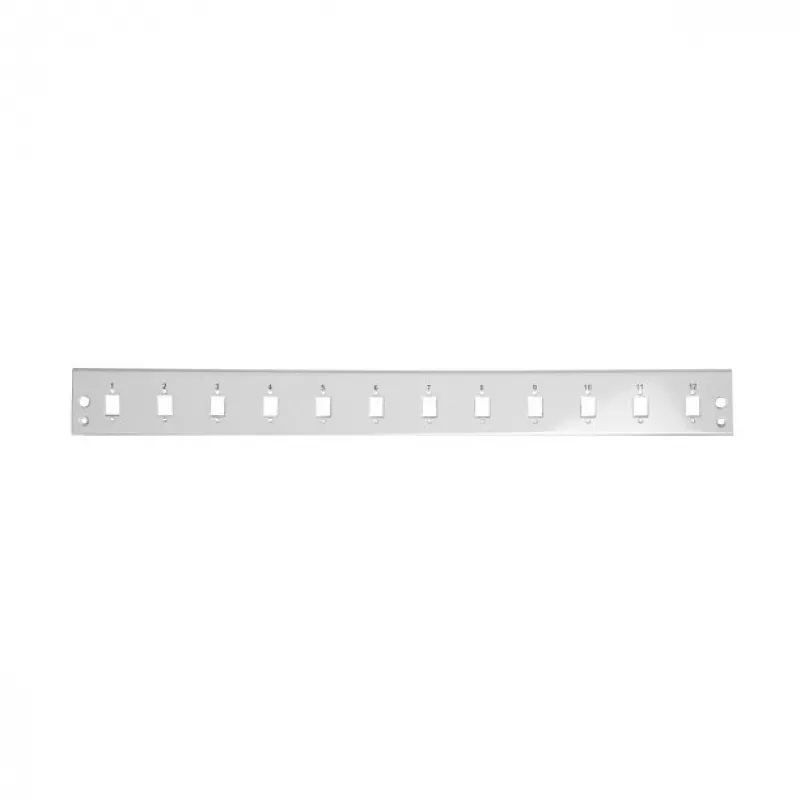 EFB Elektronik VSB-FP-12SC-S 12-portowy panel czołowy światłowodowy szary
