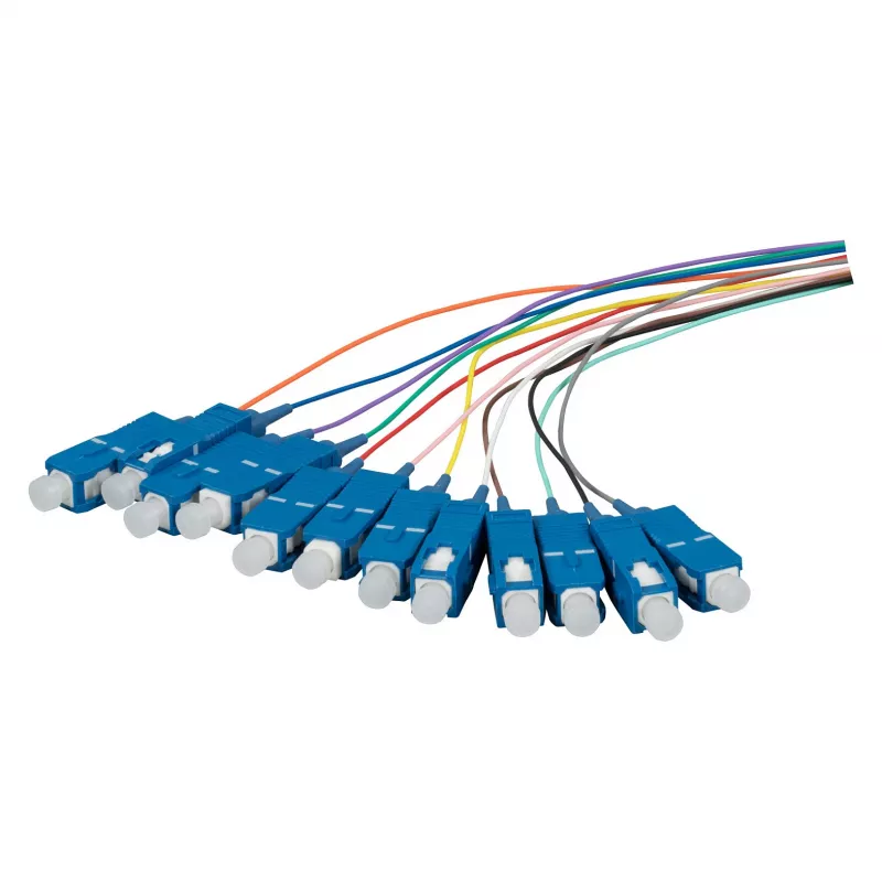 EFB Fiber Optic Pigtail SC OS2 G657A2 12-Colour Set 2m