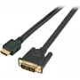 Kabel EFB HighSpeed HDMI+ z Ethernetem, HDMI A do DVI-D 18+1 męski, 20 m, czarny K5432.20V2