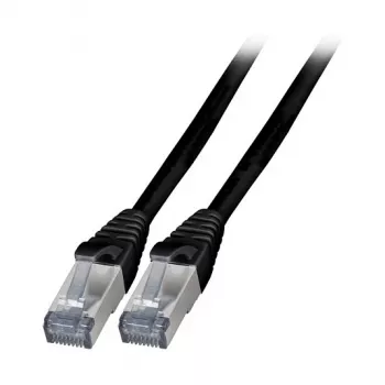 EFB K5538SW.7,5 Kat.6A S/FTP TPE Kabel Krosowy RJ45 7.5m Czarny