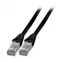 EFB K5538SW.7,5 Kat.6A S/FTP TPE Kabel Krosowy RJ45 7.5m Czarny